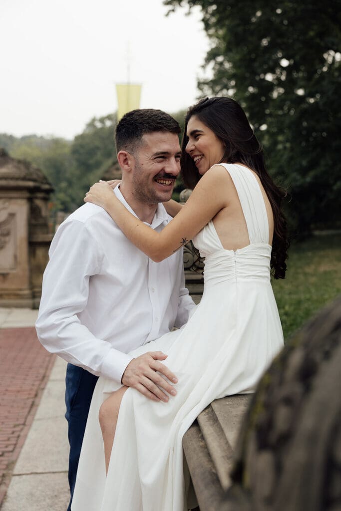 Elopement Photos at Bethesda Terrace, NYC 