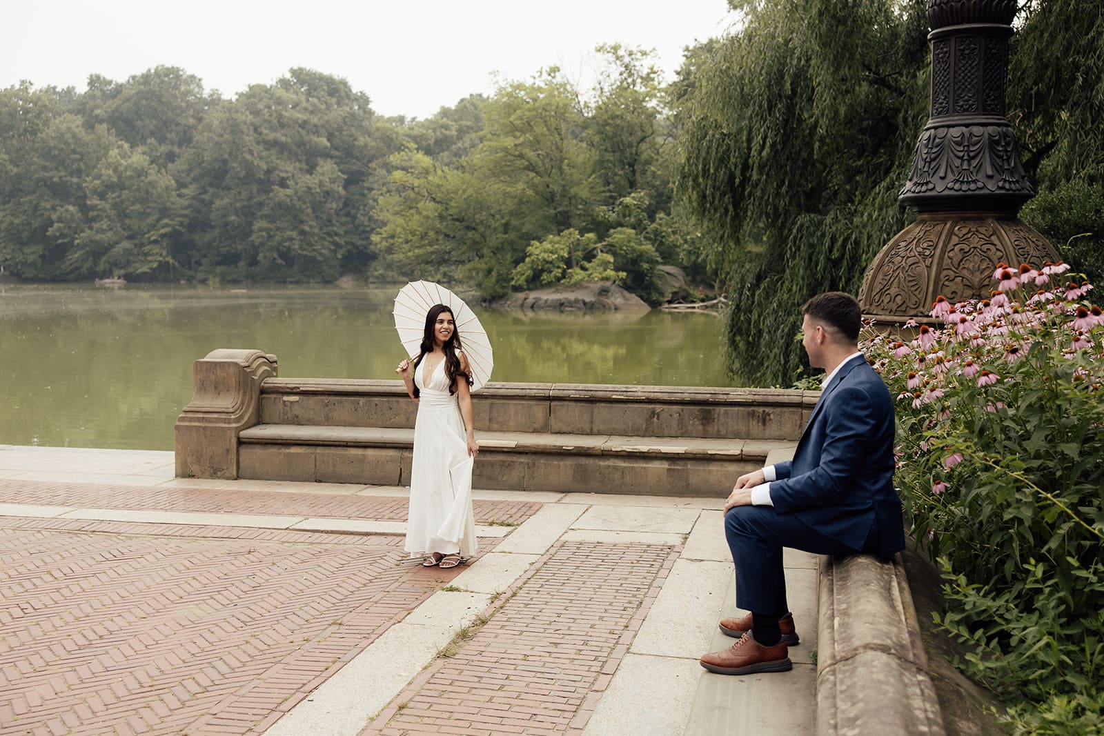 Elopement Photos at Bethesda Terrace, NYC
